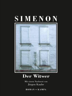 cover image of Der Witwer